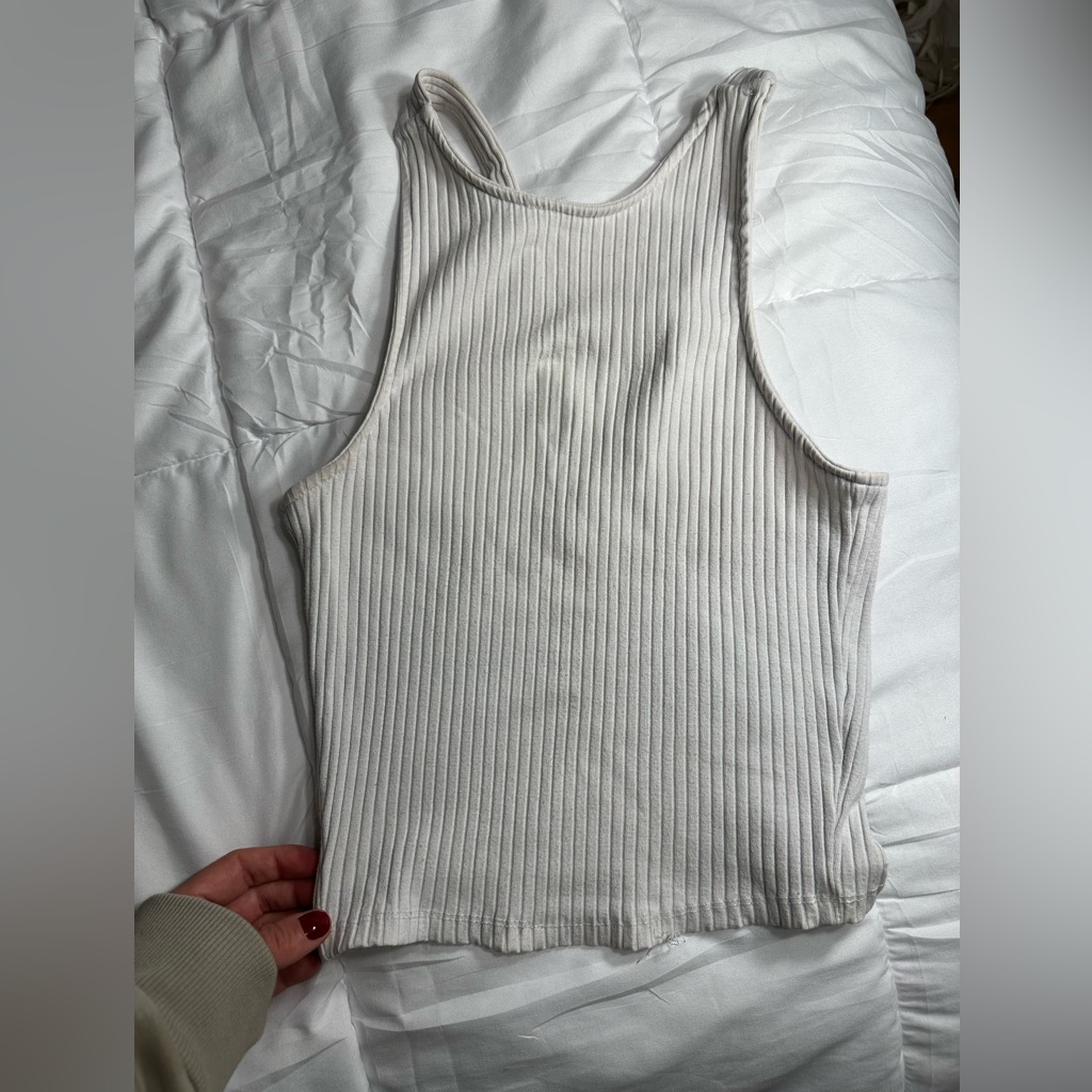 Basic White Crop Top